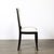 Set of 6 Art Deco Skyscraper Black Lacquer & Off White Upholstery Dining Chairs For Sale - Image 14 of 16