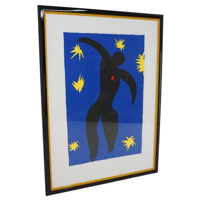 Vintage Abstract Poster Icarus by Henri Matisse, 1990s For Sale - Image 11 of 11
