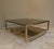 Amber Glass Coffee Table with Geometric Structure, Italy, 1970s For Sale - Image 10 of 18
