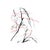 About the painting this artwork presents a striking interplay of fluid black and vibrant red lines on a stark white...