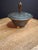 This piece is an authentic Mid-Century Modern (c. 1948–1956) Patinated Cast Bronze Honey Dish / Lidded Bowl manufactured...