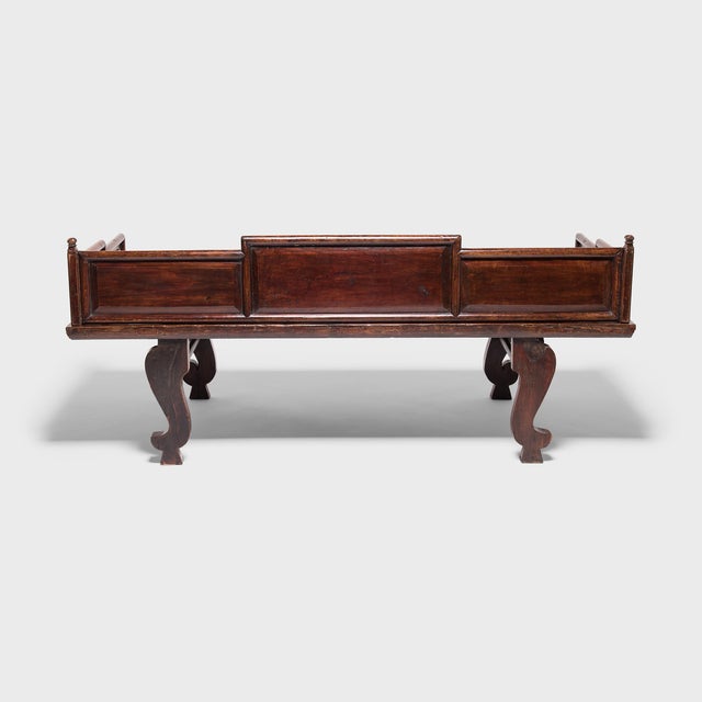 19th Century Chinese Luohan Bed With Stepped Railing For Sale - Image 4 of 7