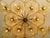 21st Century Beehive Polished Brass Amber Bubbles Murano Flush Mount by Fabio LTD For Sale - Image 6 of 7