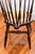 Wood 1940s Fruitwood Brace Back Windsor Rush Seat Side Chair For Sale - Image 7 of 8