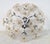 1980s Wonderful Gold and Transparent Murano Glass Ceiling Light Flower For Sale - Image 11 of 13