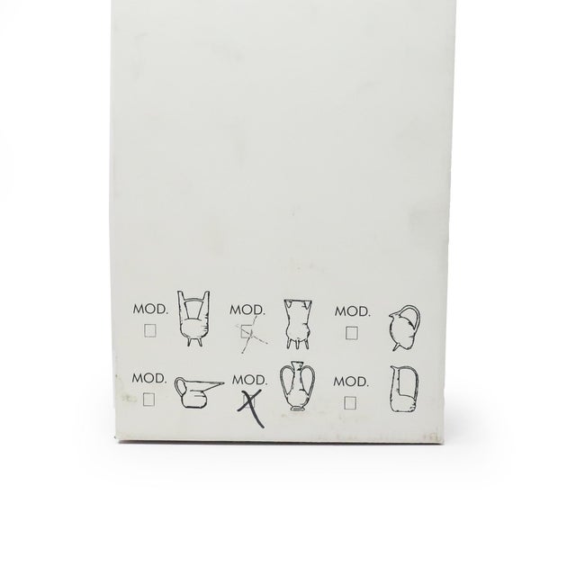 1990s Italian Bucchero Ceramic "Gubbio" Two-Handled Amphora by Gio Ponti for Neoponti/Costantino For Sale - Image 9 of 9