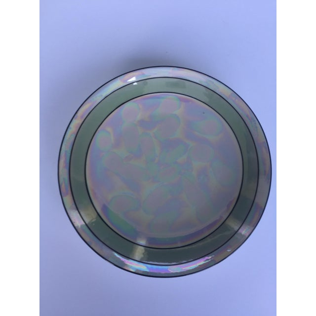 Otto Grunert Lusterware 7-Pc. Dessert Set For Sale - Image 4 of 5