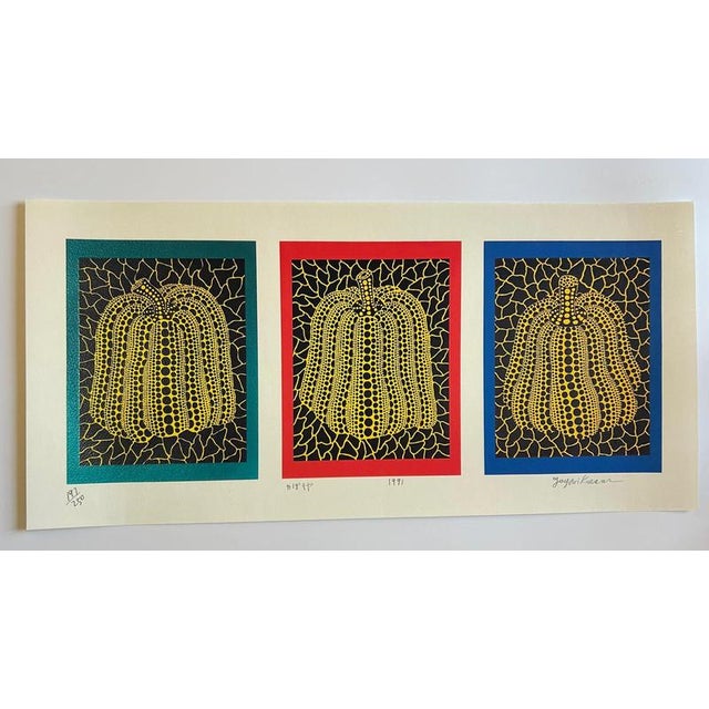 Late 20th Century Yayoi Kusama, Pumpkin, 1991, Silkscreen Print on Paper For Sale - Image 5 of 6
