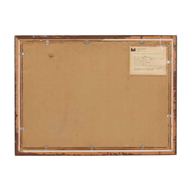 This item is a framed landscape painting titled "The Savage Lawn" by artist Dan Fredericks. The artwork features a field...