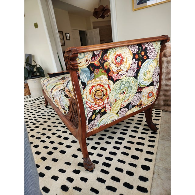 Wood Late 19th Century Eastlake Chaise Longue or Lounge For Sale - Image 7 of 11