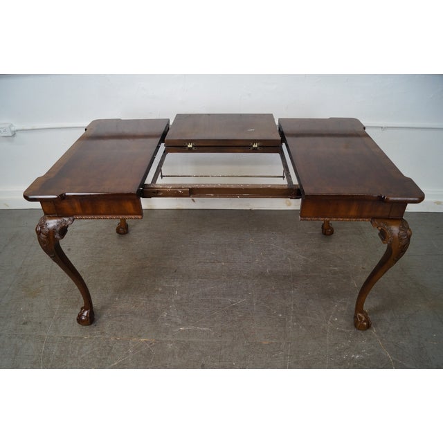 Henredon Mahogany Ball & Claw Foot Dining Table Chairish