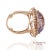 14k (585) Rose Gold Natural Diamond and Amethyst Ring, Size 3.5 For Sale - Image 10 of 13