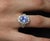 Late 20th Century 4.71ct Gia Ceylon No Heat Sapphire & 1.32ct Diamond Platinum Ring Size 6.25 For Sale - Image 11 of 15