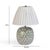 Yaya Flower Green Capiz Shell Table Lamp For Sale In Los Angeles - Image 6 of 7