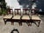 Early 20th Century Antique Harp Lyre Back Wooden Dining Chairs- Set of 4 For Sale - Image 5 of 14