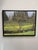 This artwork captures the essence of early spring in a backyard setting, featuring vibrant greens and budding trees that...