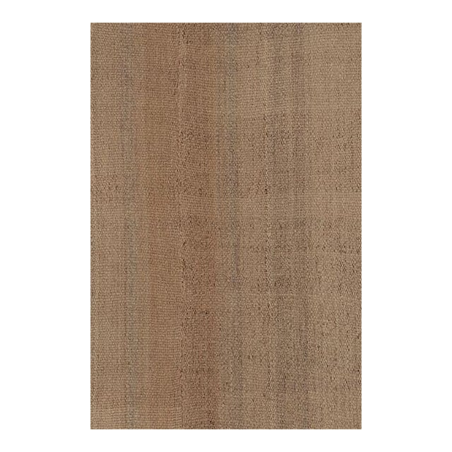 Rug & Kilim’s Contemporary Kilim With Bold Borders in Beige & Brown For Sale