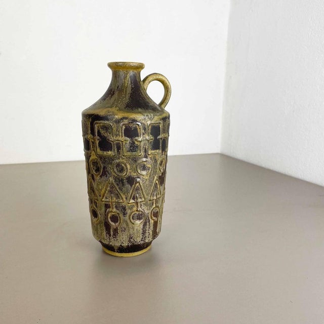 Vintage Abstract Ceramic Pottery Vase from Simon Peter Gerz, Germany, 1960s For Sale - Image 3 of 16