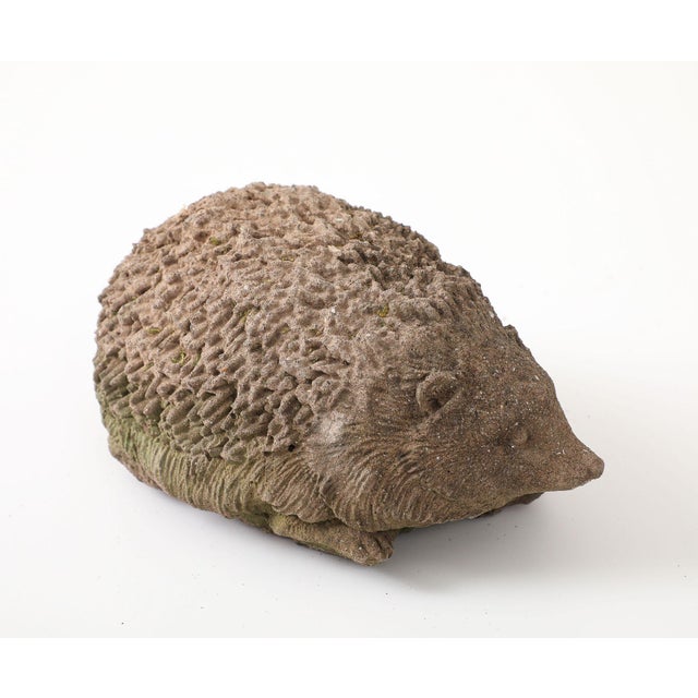 Reconstituted Stone Hedgehog Garden Ornament, 20th Century For Sale - Image 4 of 10