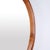 Oval Mirror with Walnut Frame, 1940s For Sale - Image 4 of 6