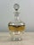 Vintage Glass Carafe with Golden Decoration, 1950 For Sale - Image 4 of 11