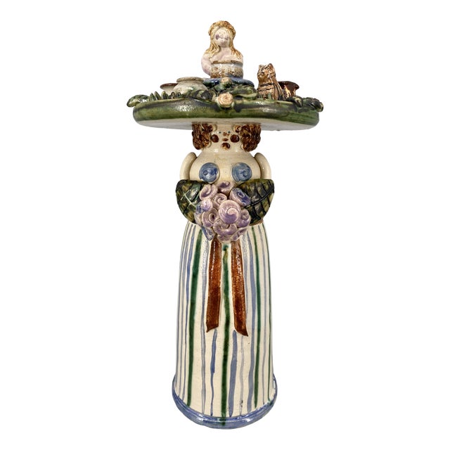 Annette Ody, Studio Ceramic Figure, 1970s, Ceramic For Sale