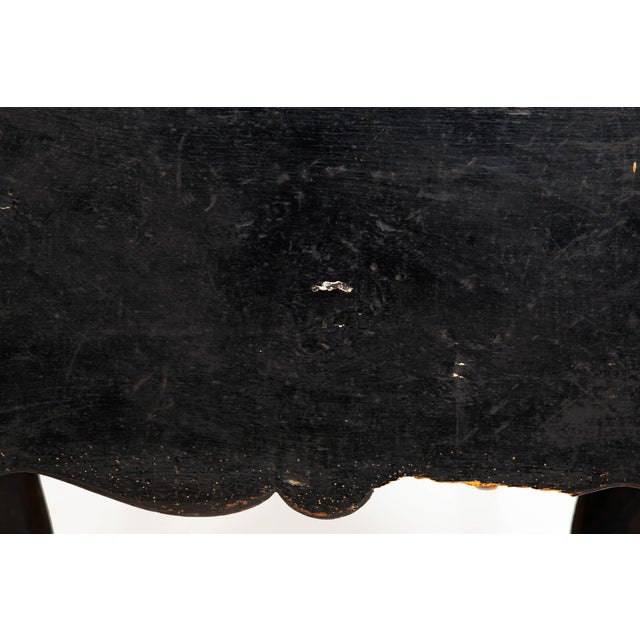French Provincial Desk in Ebonized Polychrome, Late 18th Century For Sale - Image 14 of 17