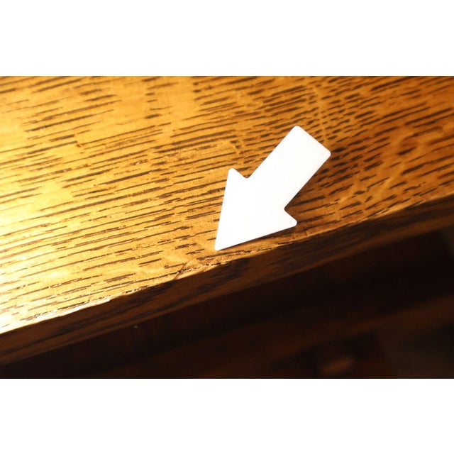 Stickley Mission Collection Oak Tile Top Coffee Table For Sale - Image 18 of 18