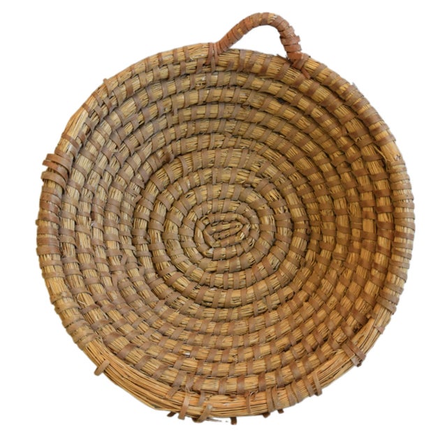 Early 20th Century French Farmhouse Authentic Rustic Handmade Woven Dough Bread Bowl For Sale - Image 5 of 7