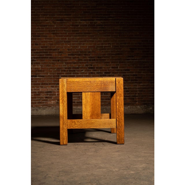 Antique Arts & Crafts/Mission Oak Coffee Table For Sale - Image 9 of 12