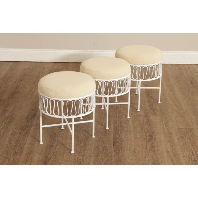 Mid-Century Modern Maurizio Tempestini For Salterini Set Of Three Stools For Sale - Image 3 of 12