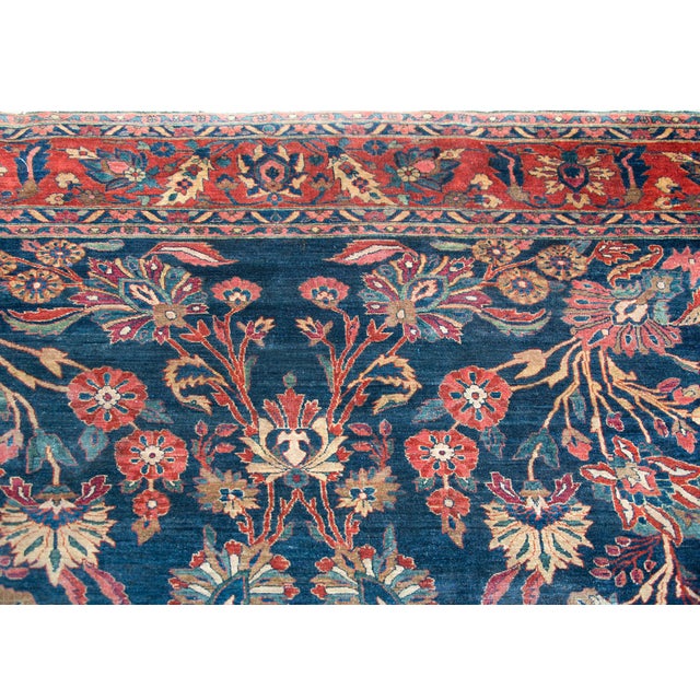 Early 20ty Century Persian Mohajeran Rug For Sale - Image 11 of 15