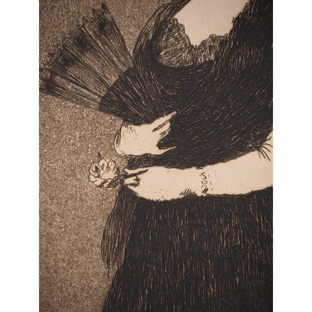 Edouard Manet, Exotic Flower, Original Engraving For Sale - Image 5 of 6