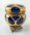 Late 19th Century 19th Century Cobalt Blue-Amethyst Purple Glass Gilt Dresser Box For Sale - Image 5 of 12