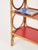 Italian Bookcase in Rattan and Red Laminate from Vivai del Sud, 1970s For Sale - Image 9 of 15