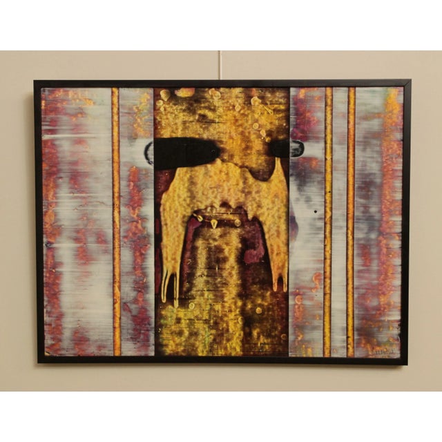 High Quality Framed Abstract Giclee - Illegible Signature