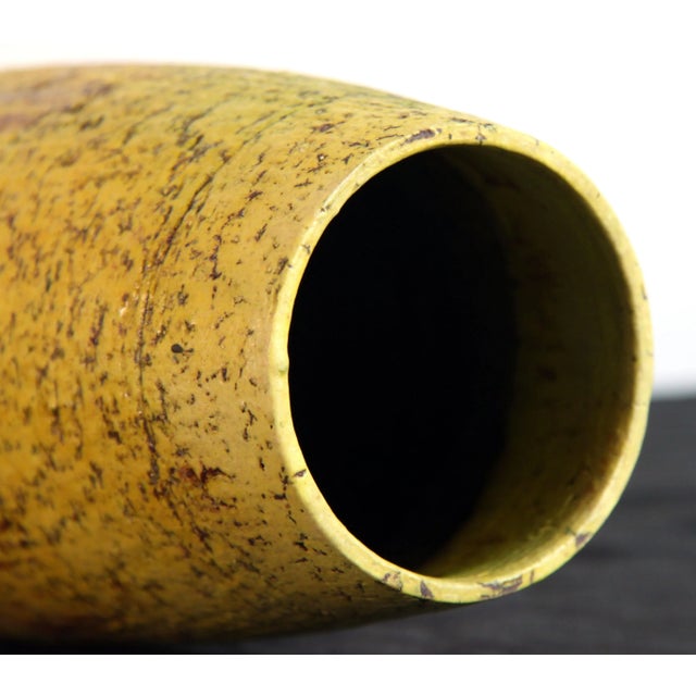 Vintage Mid Century Italian Ceramic Vase by Marcello Fantoni For Sale - Image 9 of 12