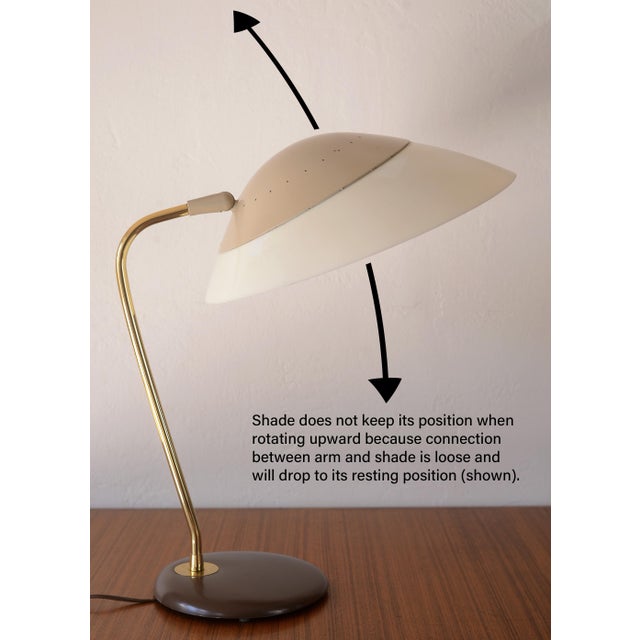 MCM Gerald Thurston Lightolier Desk Lamp For Sale - Image 14 of 18