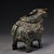 1960s 1960s Bronze Ox Ritual Vessel (Gong) With Green Patina - 5.9" Wide For Sale - Image 5 of 10
