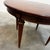 Extendable Round Dining Table in Mahogany and Gilts For Sale - Image 5 of 14