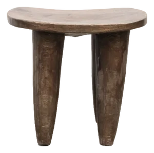Late 20th Century African Carved Wooden Stool