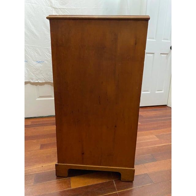 Brown Early 19th Century American Cherry Chest of Drawers For Sale - Image 8 of 12
