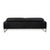 Romeo 2-Seater Sofas in Black Leather and Chrome from Calia, Set of 2 For Sale - Image 15 of 18