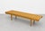 Brown Mid Century Modern Styled Handmade Oak Slat Bench | Long Coffee Table For Sale - Image 8 of 11
