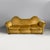 Italian mid-century modern yellow velvet sofa by Tito Agnoli for Poltrona Frau, 1950s Three-seater sofa padded and...