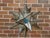 Metal Mid 20th Century Mid Century Modern French Star Shaped Light Fixture with Mirrored Panels, USA Wired For Sale - Image 7 of 12