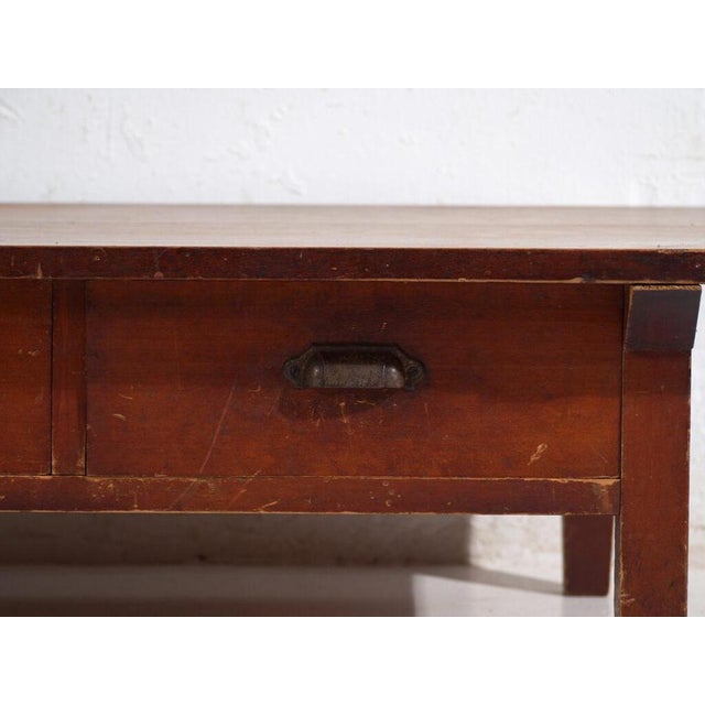 Brown Antique Japanese Low Table For Sale - Image 8 of 11