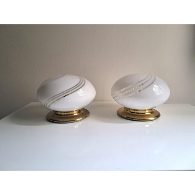 Murano Glass Table Lamps from Manifattura Di Murano, 1970s, Set of 2 For Sale - Image 4 of 10
