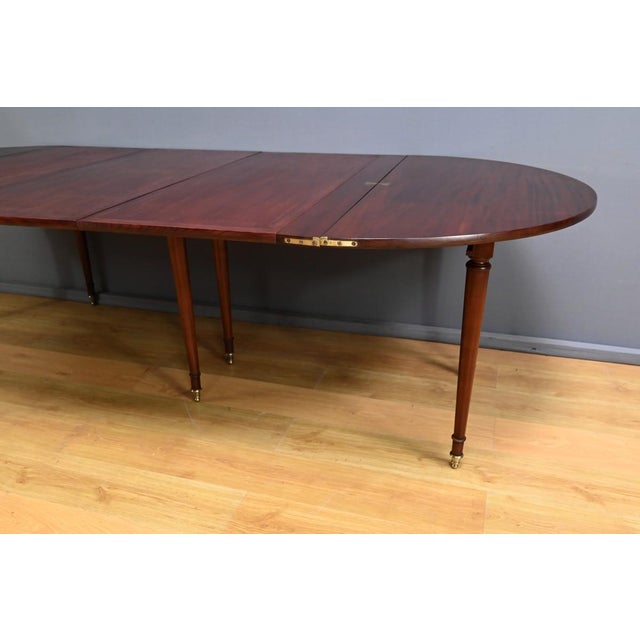 Mahogany Half-Moon Extending Table, Late 19th Century For Sale - Image 4 of 18