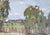 Realism Ukrainian Impressionism Painting, Rural Landscape Oil on Cardboard, 1967 50-70 For Sale - Image 3 of 6